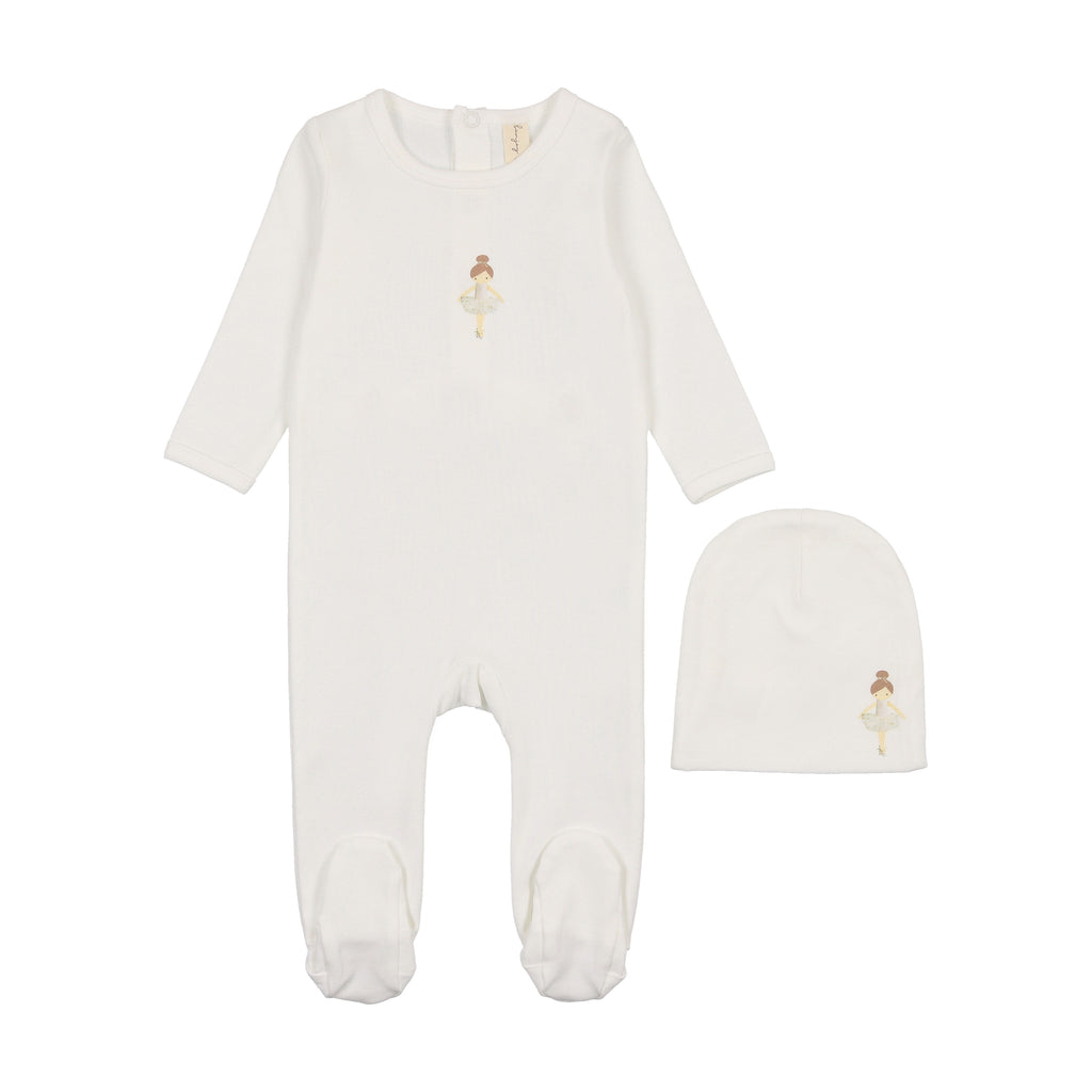 Bonjoy Printed Doll Footie 3-Piece Set - SS25 -