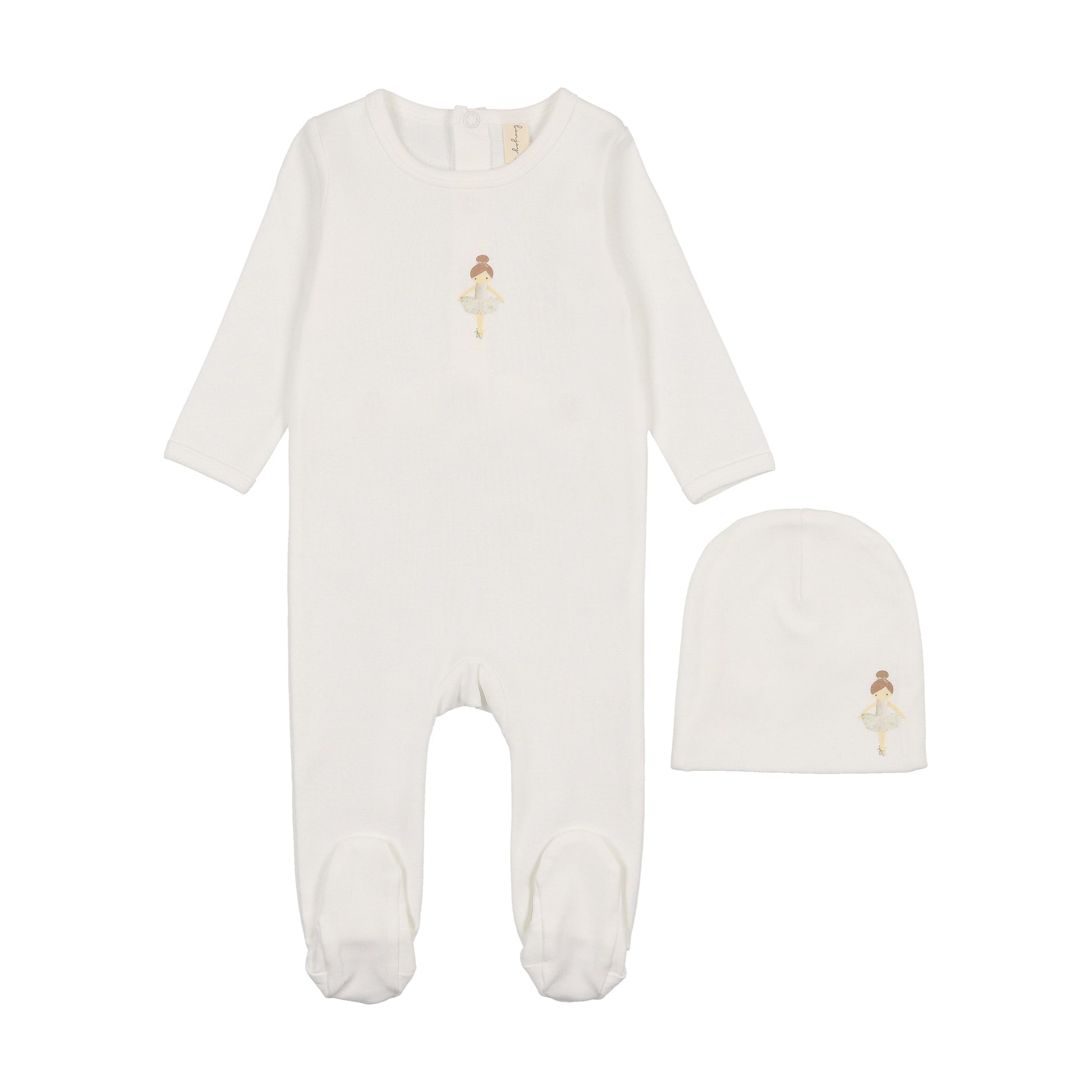 Bonjoy Printed Doll Footie 3-Piece Set - SS25 -