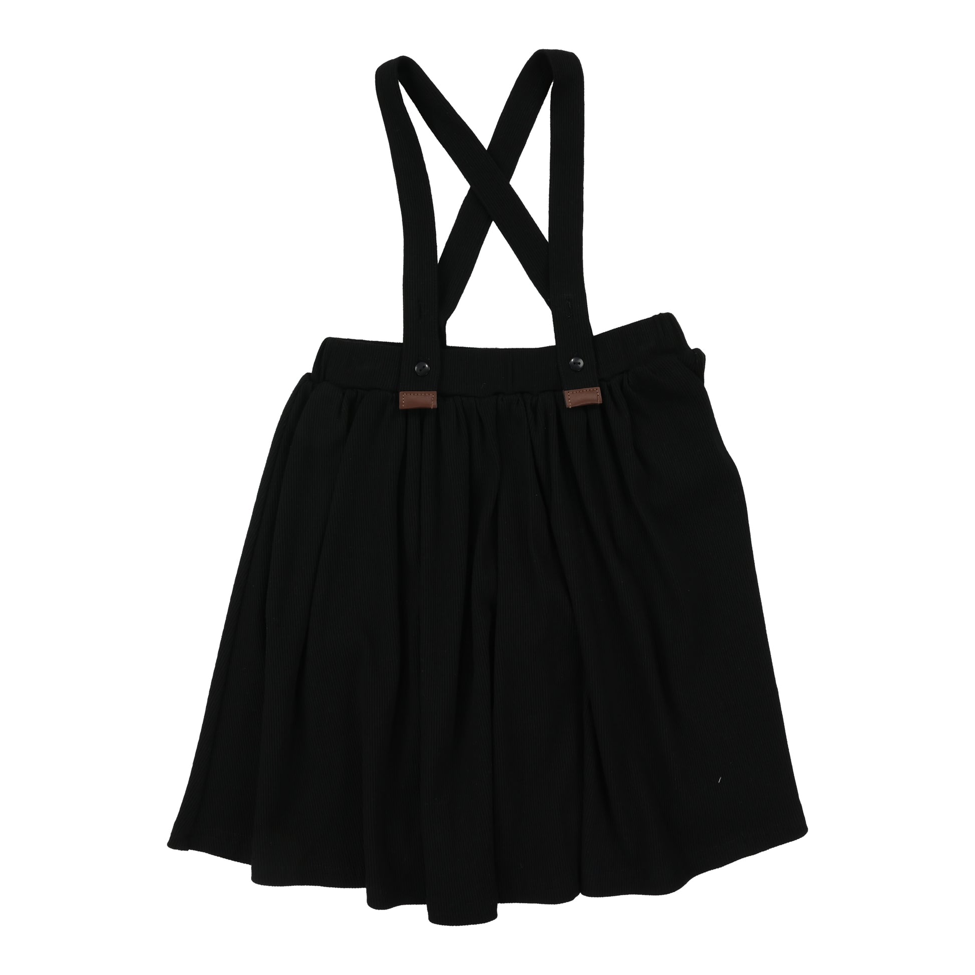 Lil Legs Ribbed Suspender Skirt - FW25 -