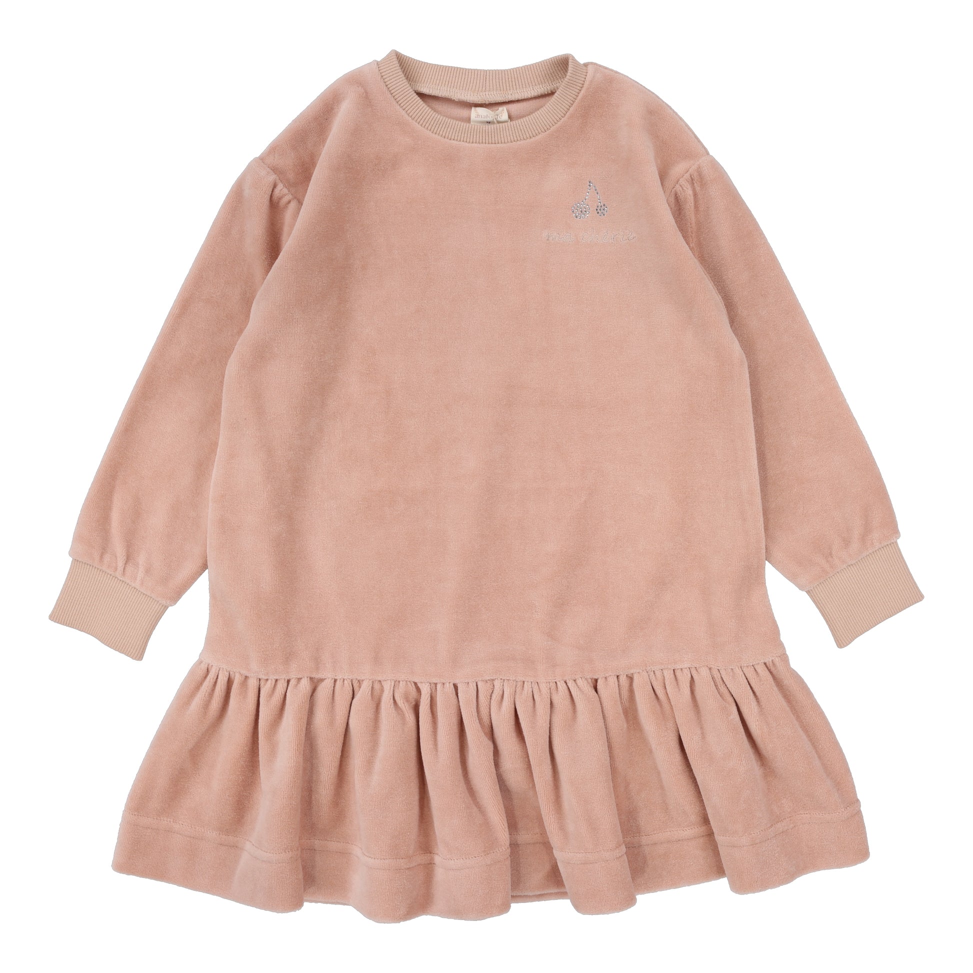 Analogie Rhinestone Velour Dress - FW25 -