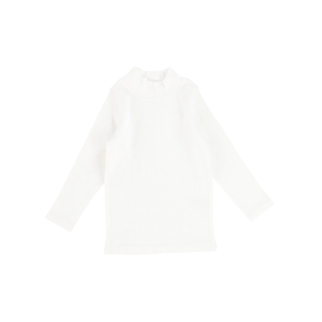 Lil Legs Ribbed Mock Neck Tee - Basic Colors -