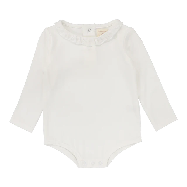 Lil Legs Ruffle Onesie - Long Sleeve -