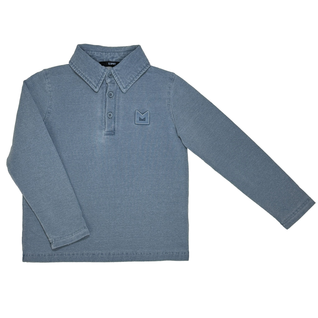 Jolie Enfants Denim Jersey Polo - SB1132 - SS25 -
