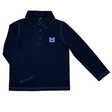 Jolie Enfants Denim Jersey Polo - SB1132 - SS25 -