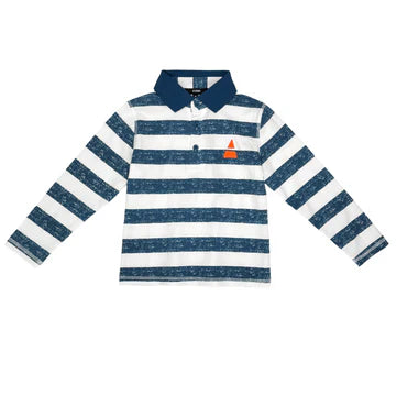 Jolie Enfants Heather Striped Polo - SB1134 - SS25 -