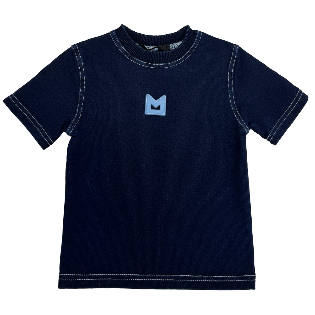 Jolie Enfants Denim Jersey Sweatshirt - Short Sleeve - SB1232 - SS25 -