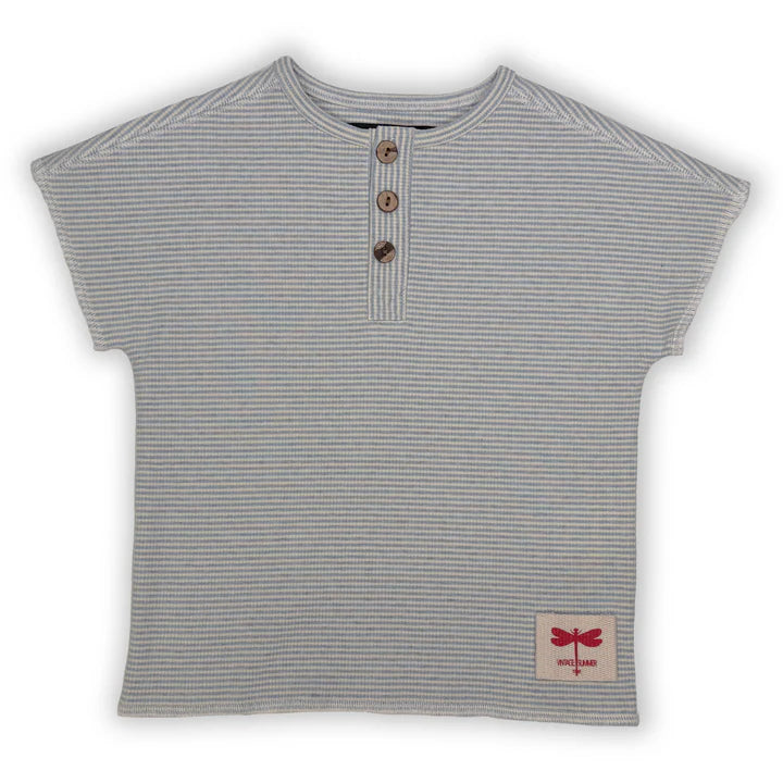 Jolie Enfants Dragonfly Striped Short Sleeve Shirt - SB1257 - SS26 -