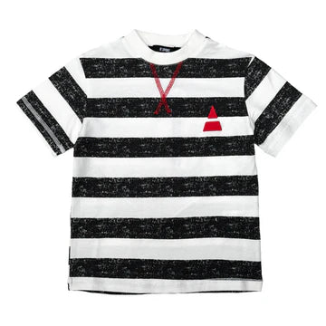 Jolie Enfants Heather Striped T-Shirt - Short Sleeve - SB1934- SS25 -