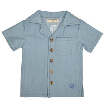 Jolie Enfants Denim Short Sleeve Shirt - SB1939 - SS25 -