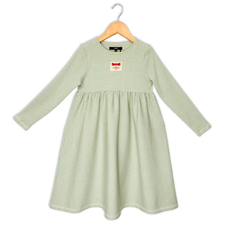 Jolie Enfants Dragonfly Striped Dress - SB2357 - SS26 -