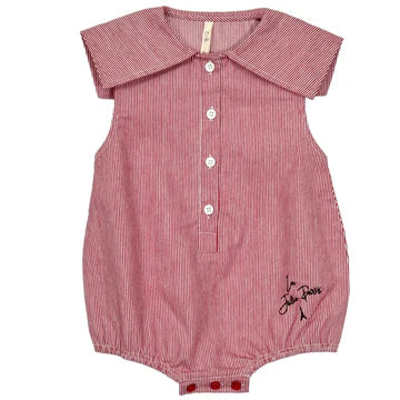 Bunny Love Mini Striped Romper - SB3036 - SS25 -