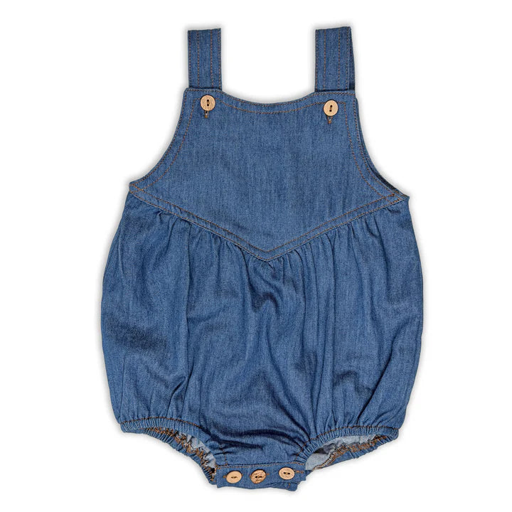 Bunny Love Chambray Denim Romper - SB3056 - SS26 -