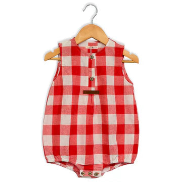 Bunny Love Gingham Romper - SB3059 - SS26 -