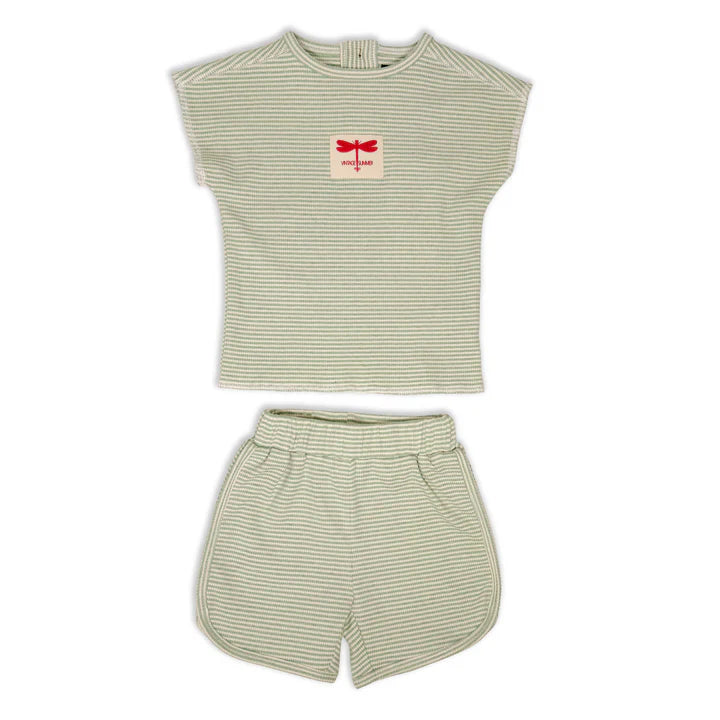Jolie Enfants Dragonfly Striped 2-Piece Set - SB3957 - SS26 -