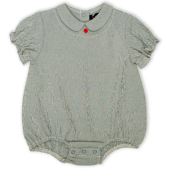 Jolie Enfants Searsucker Gingham Romper - SC3052 - SS26 -