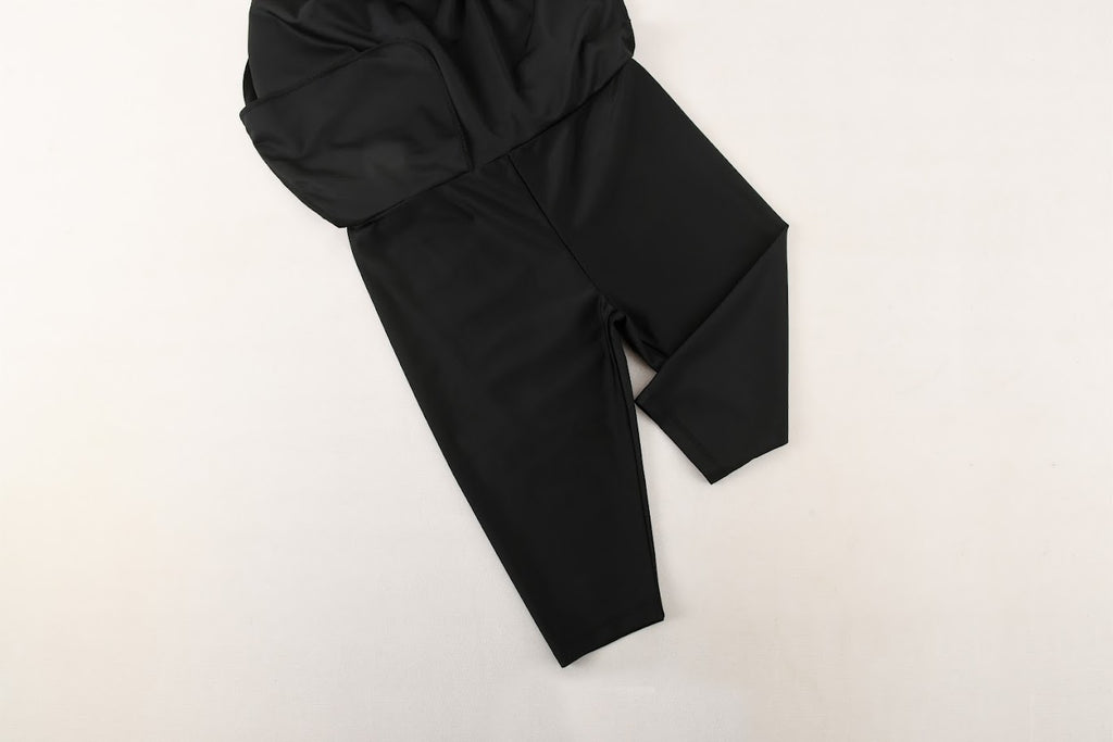Landskid Black Swim Skirt With Leggings -