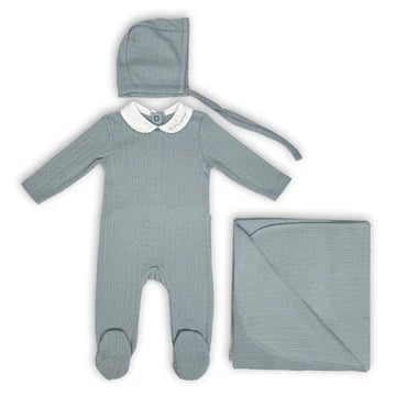 Bunny Love Collar Layette Set - SL1752-S - SS26 -