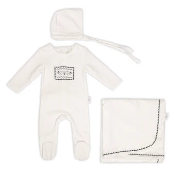 Bunny Love Embroidered Layette Set - SL1756-S - SS26 -