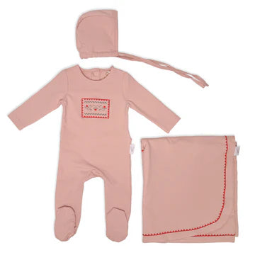 Bunny Love Embroidered Layette Set - SL2756-S - SS26 -