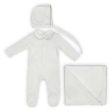 Bunny Love Collar Layette Set - SL3752-S - SS26 -