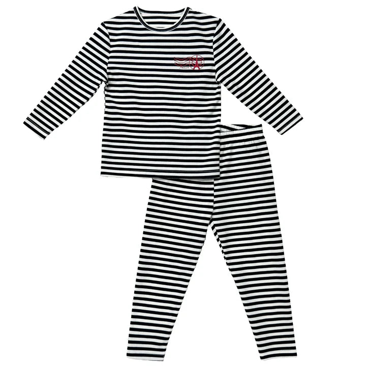 Bunny Love Striped Pajamas - SP1638 - SS25 -