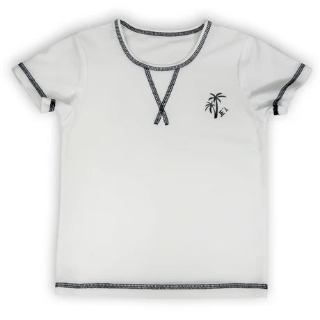 Jolie Enfants Boys Palm Tree Print Swim Top - SS1132 - SS26-S -