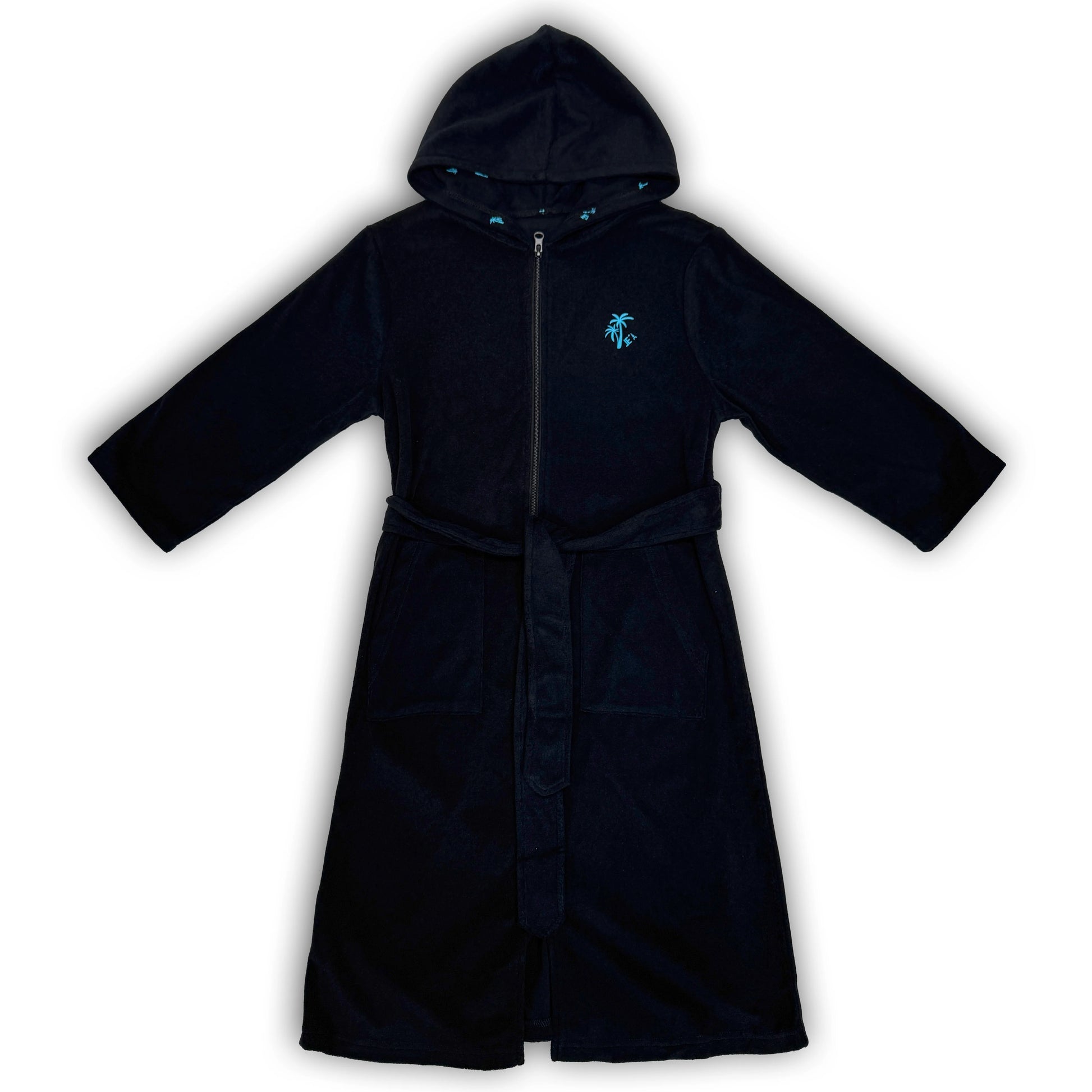 Jolie Enfants Boys Palm Tree Print Terry Robe w/ Zipper - SS1432 - SS26-S -