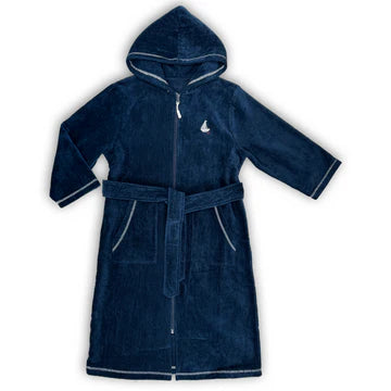 Jolie Enfants Boys Nautical Terry Robe w/ Zipper - SS1433 - SS26-S -