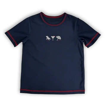 Jolie Enfants Girls Nautical Swim T-Shirt - SS2133 - SS26-S -
