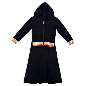 Jolie Enfants Girls Multicolor Stripe 2 Piece Terry Robe - SS2436 - SS26-S -