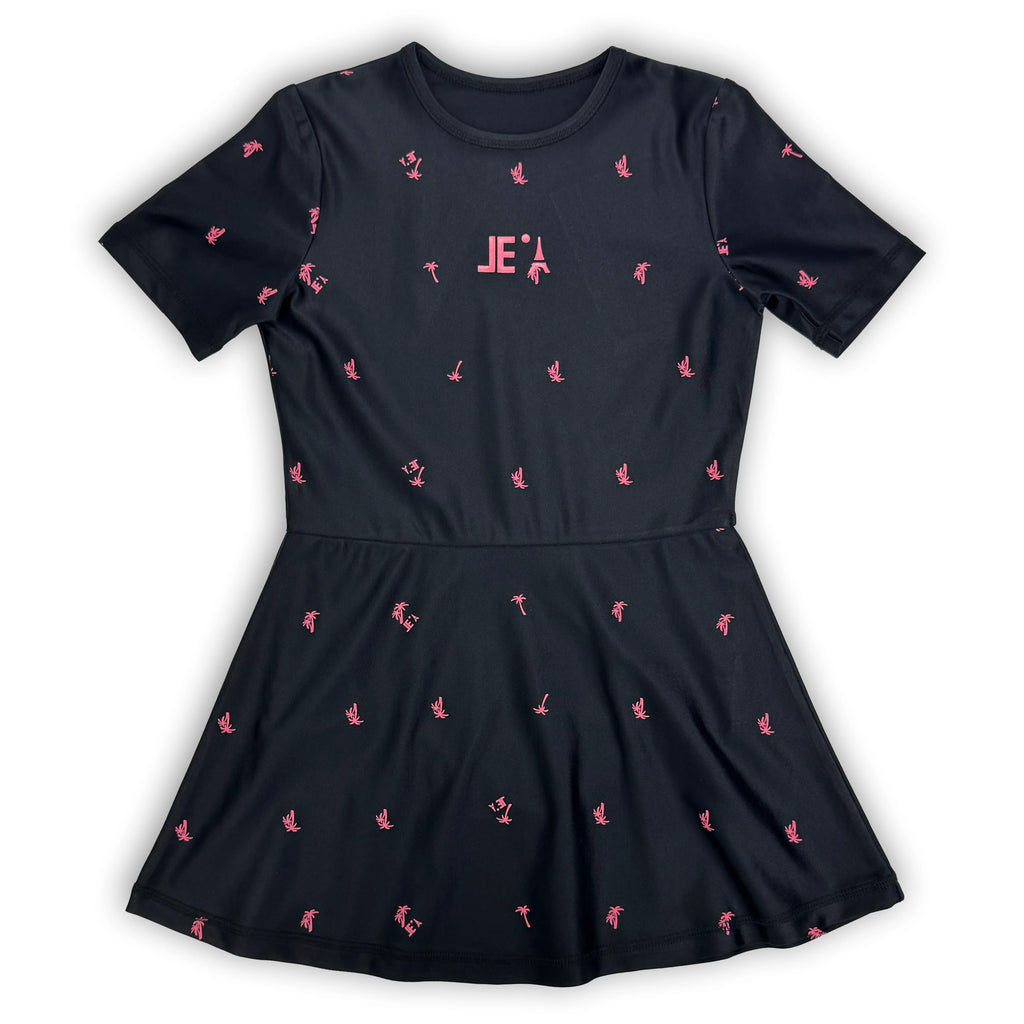 Jolie Enfants Girls Palm Tree Print Swim Dress - SS2632 - SS26-S -