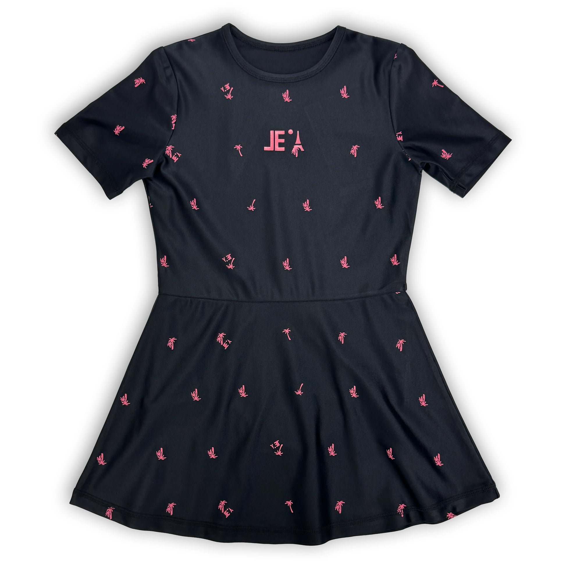 Jolie Enfants Girls Palm Tree Print Swim Dress - SS2632 - SS26-S -