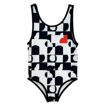Jolie Enfants Girls Geometric Bathing Suit - SS2723 - SS25-S -