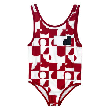 Jolie Enfants Girls Geometric Bathing Suit - SS2723 - SS25-S -