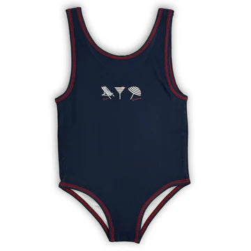 Jolie Enfants Girls Nautical Bathing Suit - SS2733 - SS26-S -