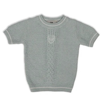 Tior Crest Short Sleeve Sweater - ST1151 - SS26 -