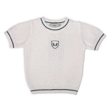 Tior Crest Short Sleeve Sweater - ST1151 - SS26 -