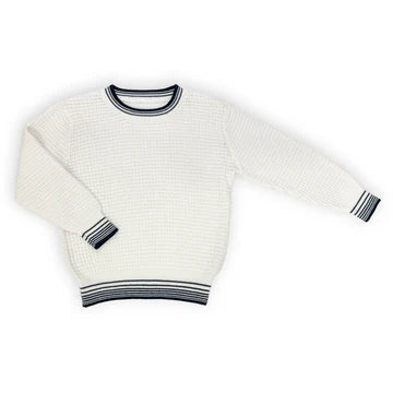 Tior Waffle Knit Crew Sweater - ST1554 - SS26 -