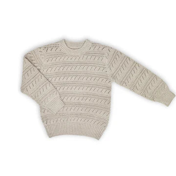 Tior Pointelle Crew Sweater - ST1557 - SS26 -