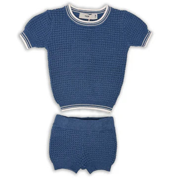 Tior Waffle Knit Boys 2-Piece Set - ST1654 - SS26 -