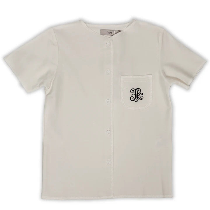 TiorEmbroidered Short Sleeve Shirt - ST19511 - SS26 -