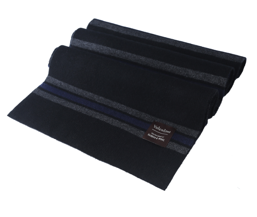 Valentini Bamboo & Wool Knit Scarf -
