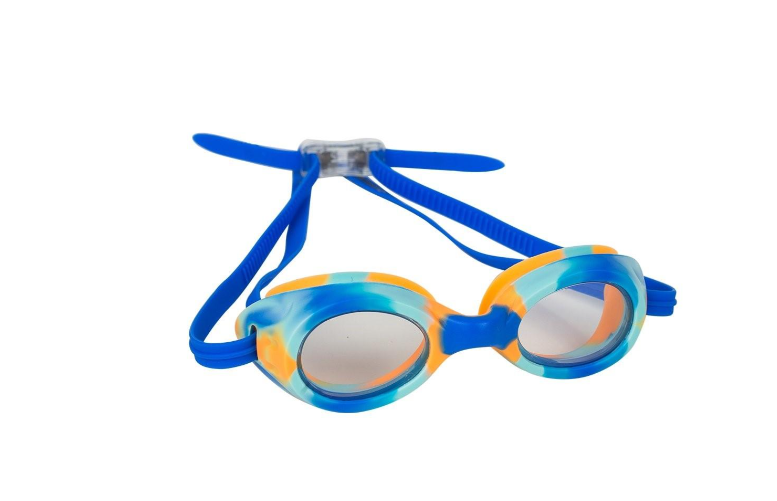 Splaqua Junior Tie Die Swim Goggles - Blue & Orange