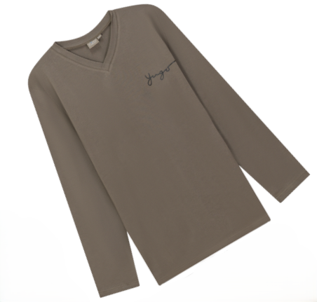 Yugo Sport V-Neck Knit Pajamas - 9472 -