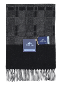 Alpen Fog Mens 100% Cashmere Scarf -