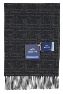 Alpen Fog Mens 100% Cashmere Scarf -