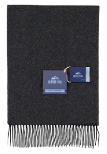 Alpen Fog Mens 100% Cashmere Scarf -