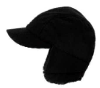 Fit Rite Boys Wool Winter Cap w/ Attached Earmuff -