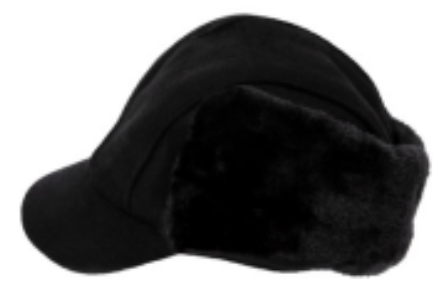 Fit Rite Boys Corduroy Winter Cap w/ Attached Earmuff -