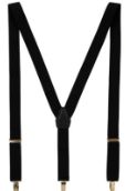 Rob Riverdale Mens Suspenders With PinClip -